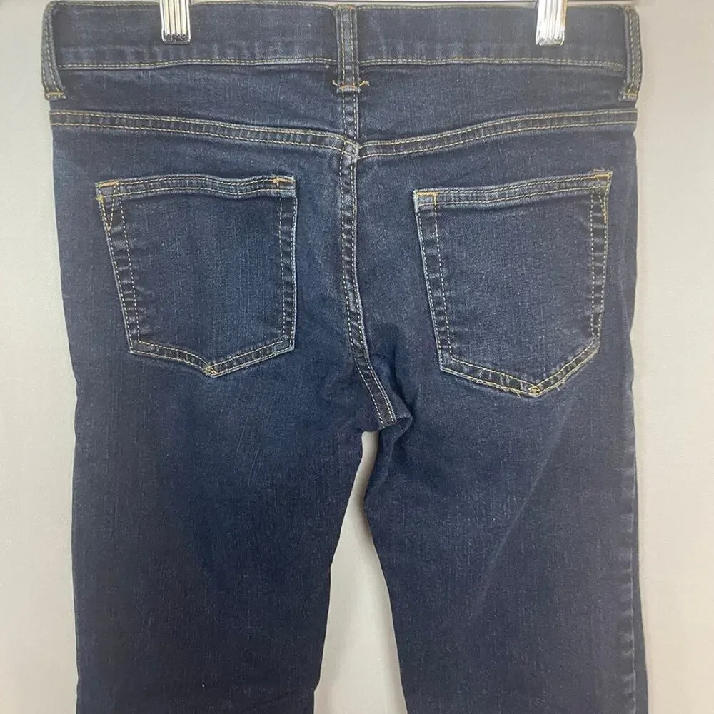Gap 2 pairs of  Denim Stretch Skinny & Straight Jeans Youth size 16
